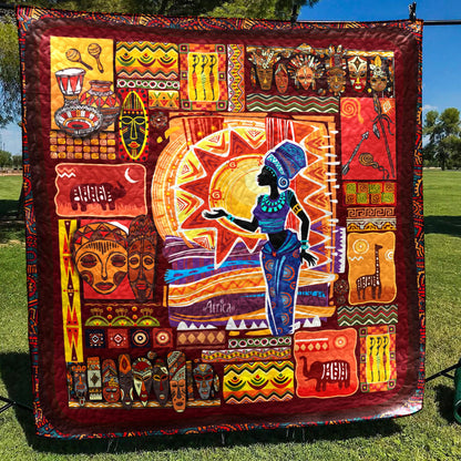 African Culture Art Quilt HM201201D