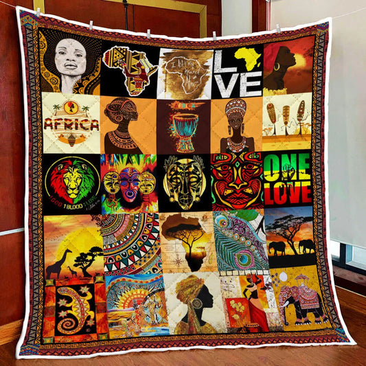 African Quilt Blanket TM251001