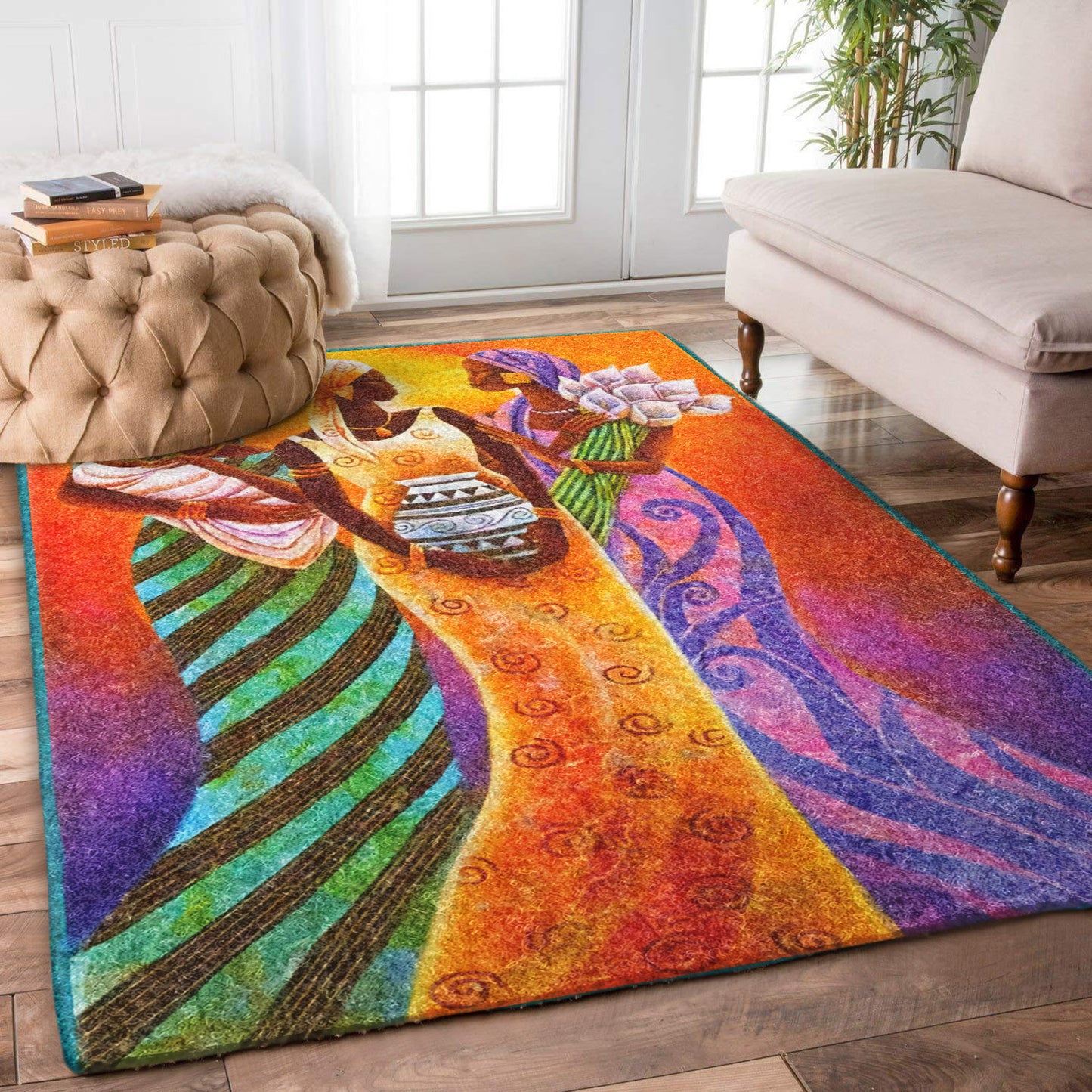 African American Artist African Art VD1610002R Rug