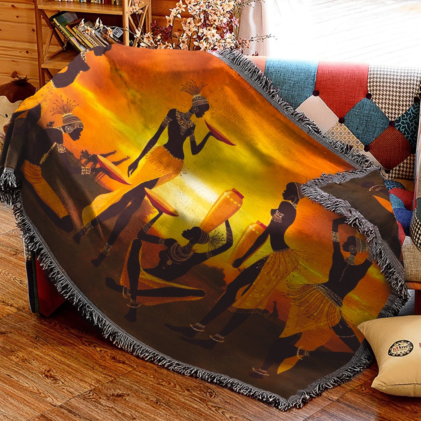 African American CG1410003S Throw Blankets For Sofa