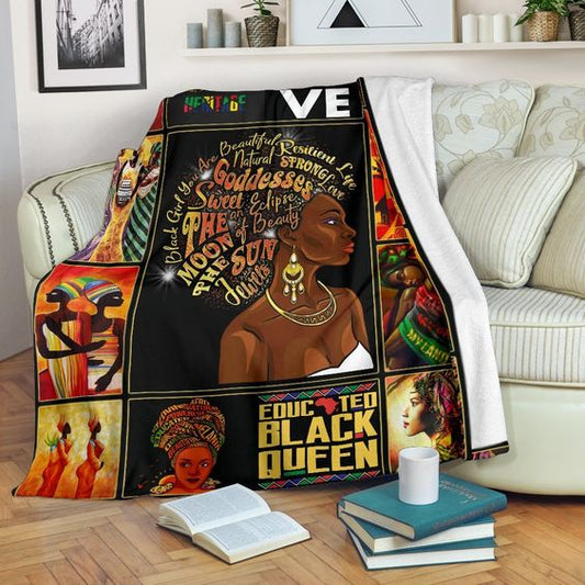 African Culture CLA0810006F Sherpa Fleece Blanket