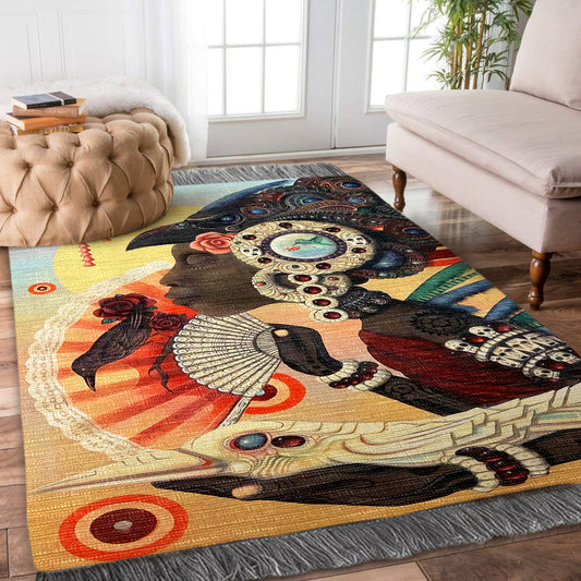 African HT1909001F Decorative Floor-cloth