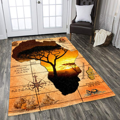 African Map BT2808001R Rug