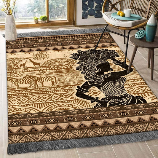 African Woman AA1810012F Decorative Floor-cloth