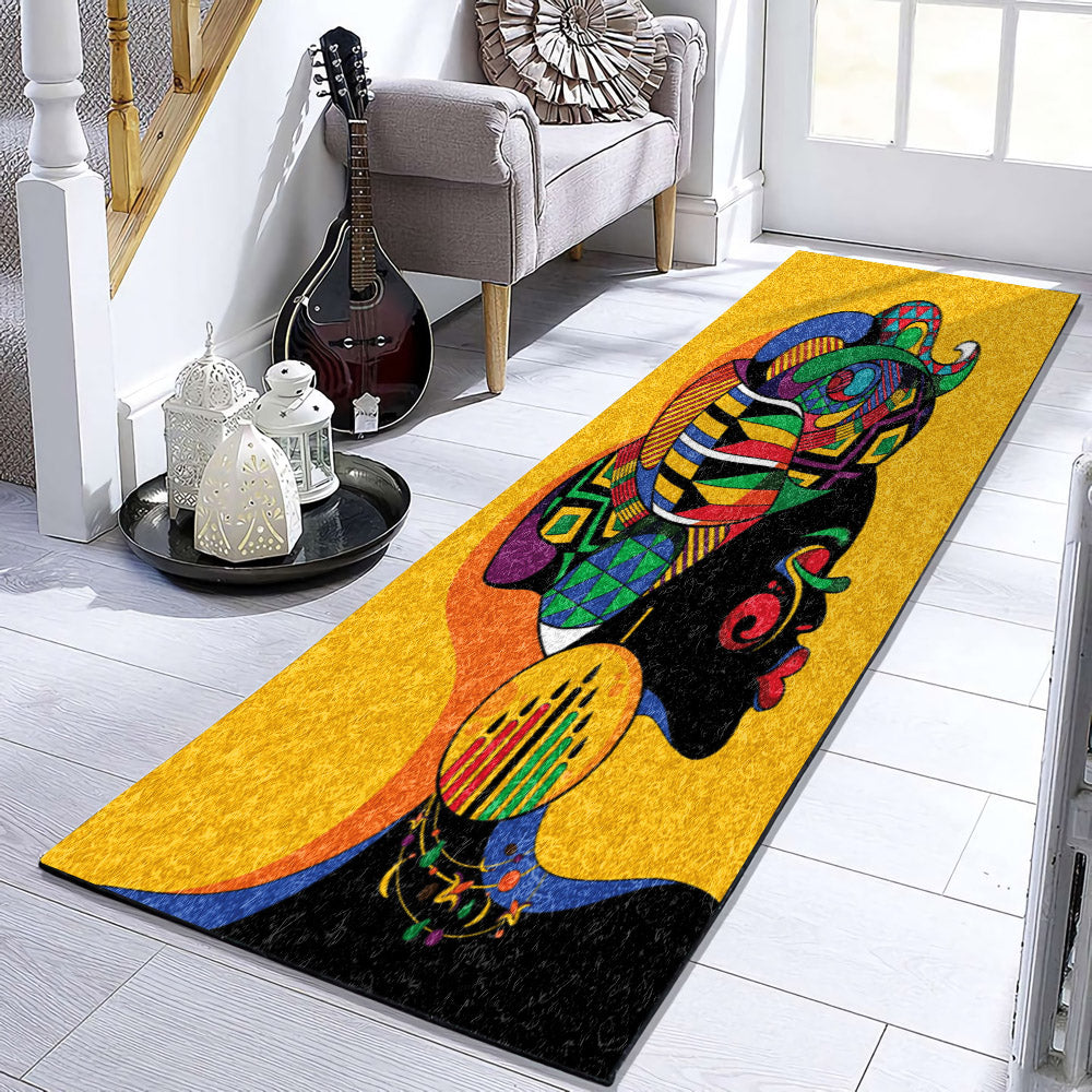 African Woman VD0211178RU Runner Rug