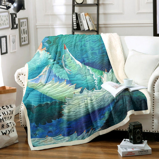 Agave Cactus CG1811002TT Sherpa Fleece Blanket