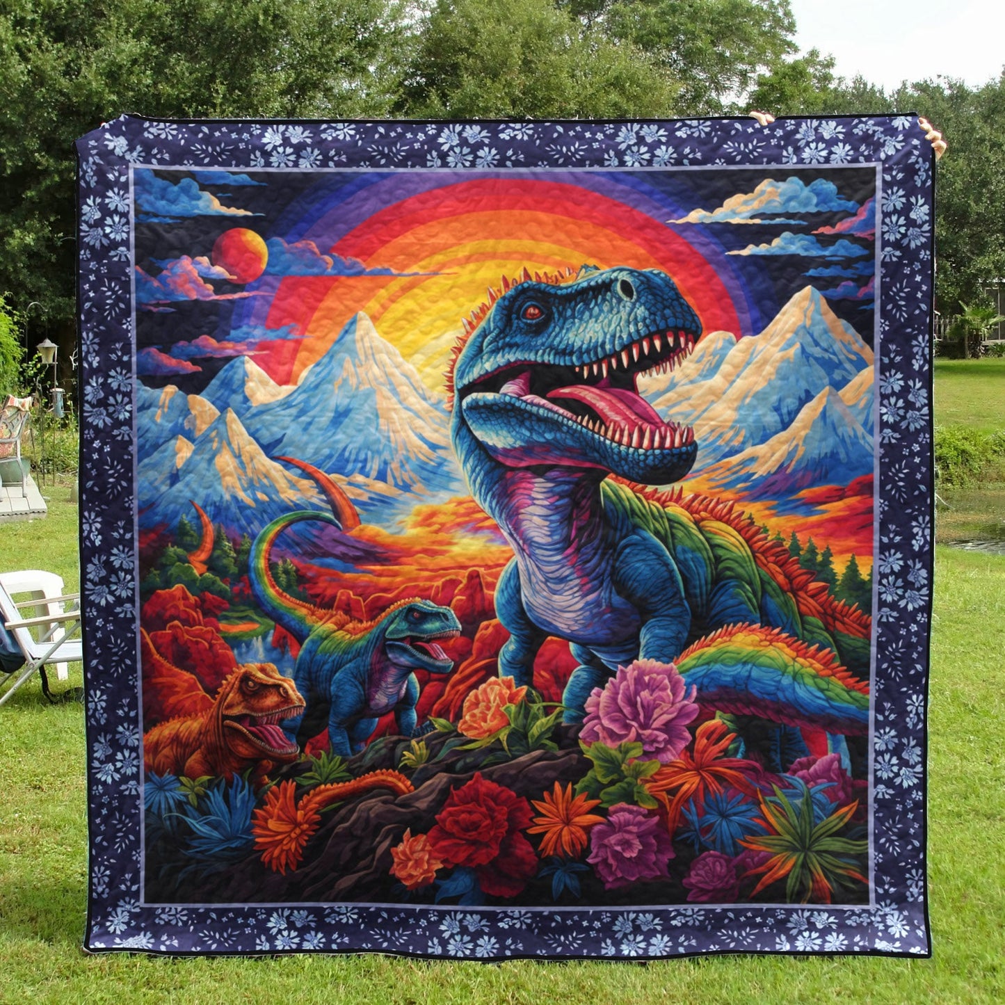 Age Of Dinosaurs CLA11110214Q Art Quilt