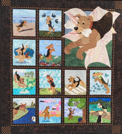 Airedale CLP280601 Quilt Blanket