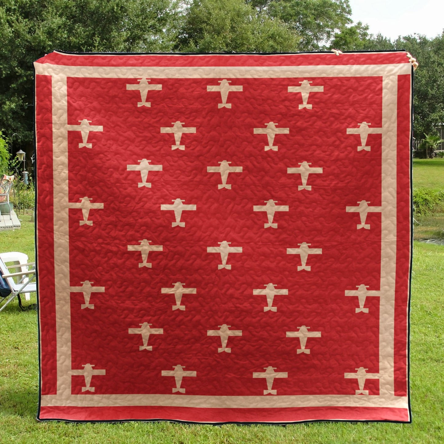 Airplane CLA1410045Q Quilt Blanket