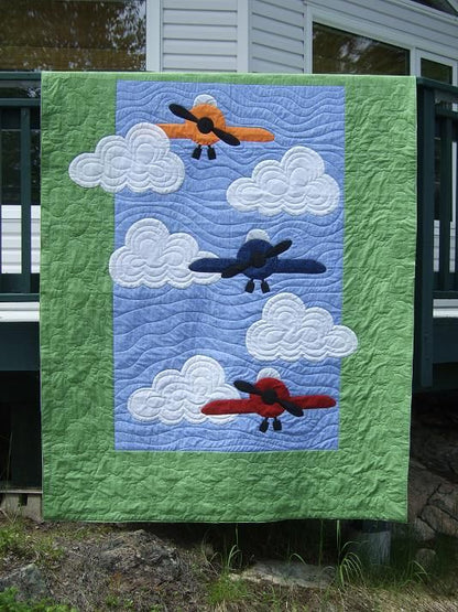 Airplane CLA190651 Quilt Blanket