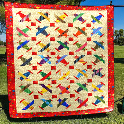 Airplane CLA2011007Q Quilt Blanket