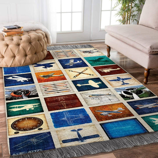 Airplane TN2309001F Decorative Floor-cloth