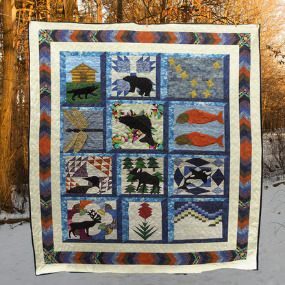 Alaska CLA2711010Q Quilt Blanket