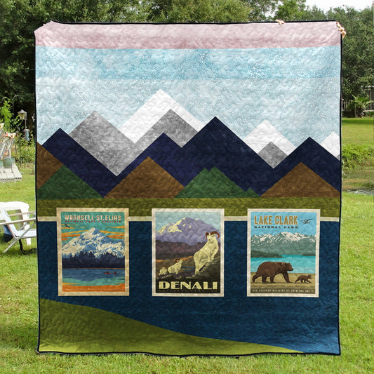 Alaska National Park Quilt Blanket TL100601Y