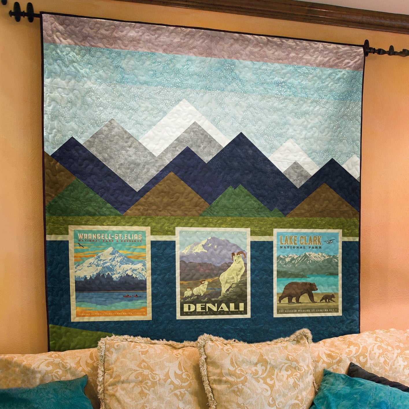 Alaska National Park Quilt Blanket TL100601Y