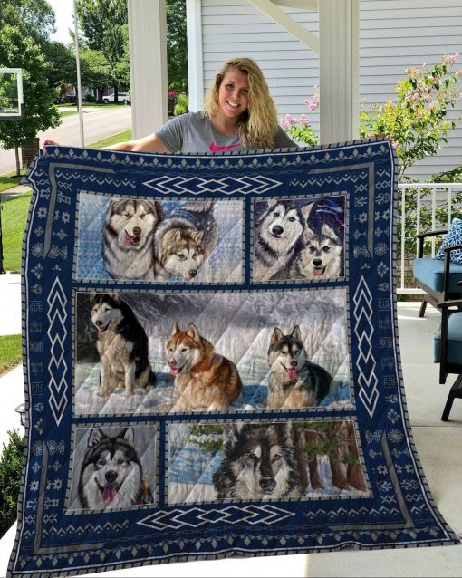 Alaskan Malamute CL12110004MDQ Quilt Blanket