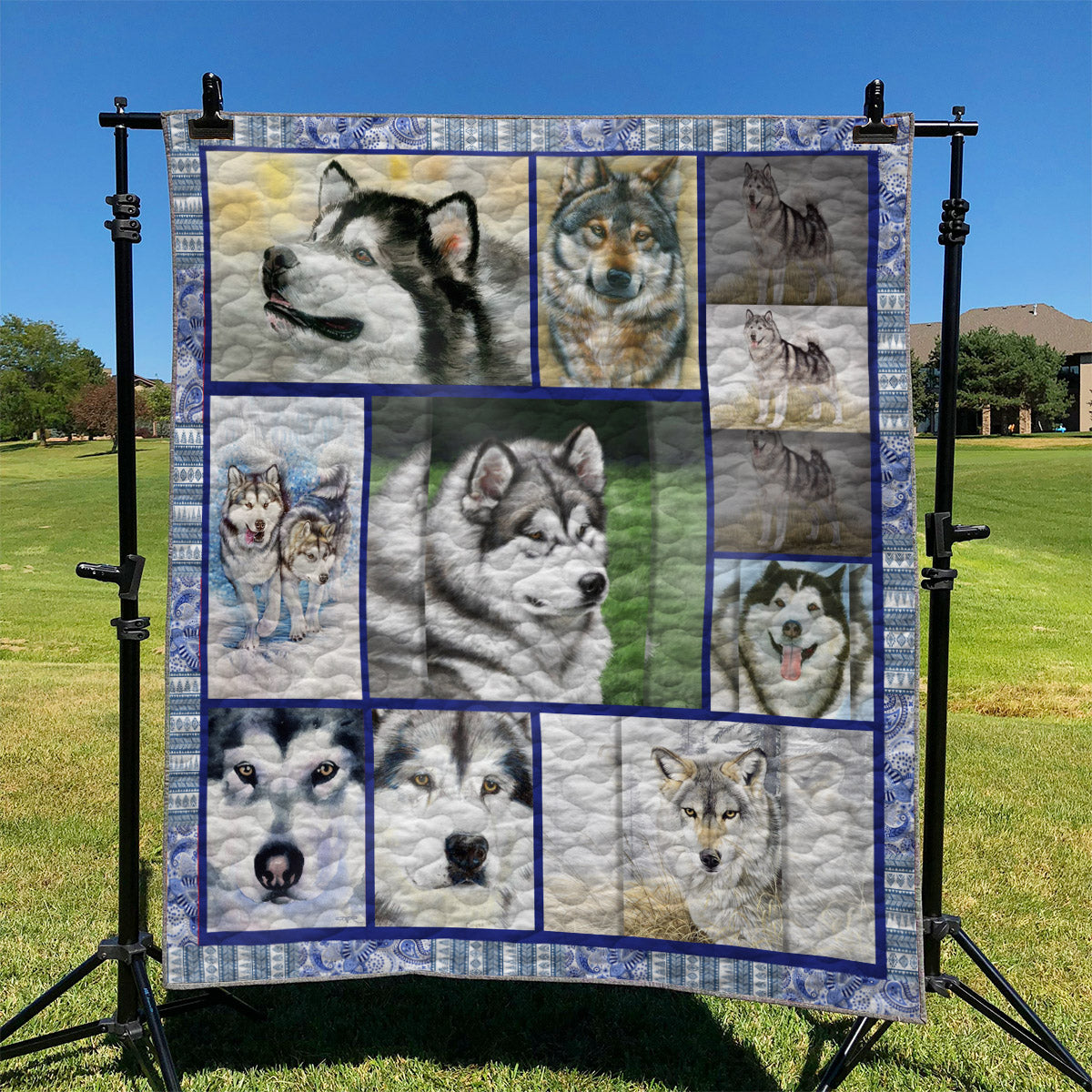 Alaskan Malamute YH3110028 Quilt Blanket