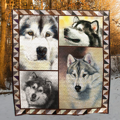 Alaskan Malamute YH3110032 Quilt Blanket