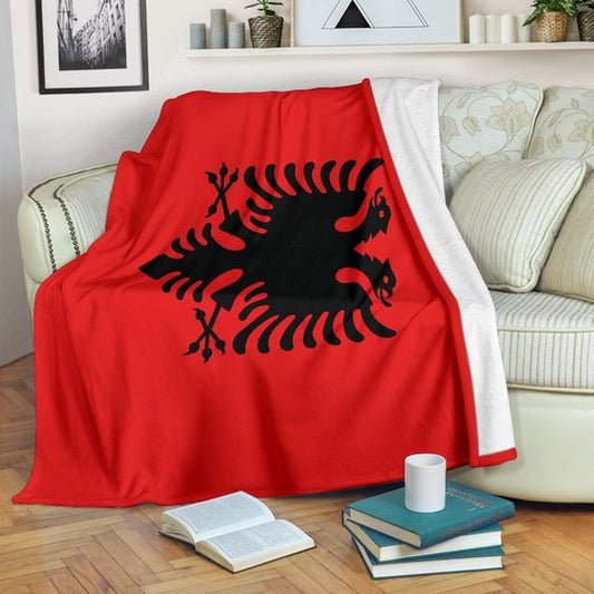 Albania Original Flag CLA0810010F Sherpa Fleece Blanket
