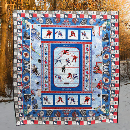 All I Need Is Ice Hockey VM270502 Quilt Blanket