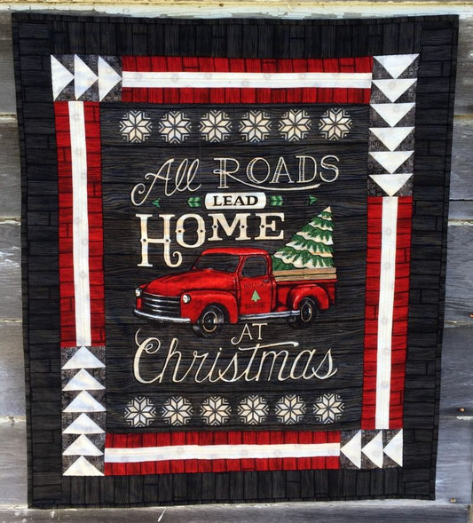 All Roads Lead Home At Christmas CLH2111015Q Quilt Blanket