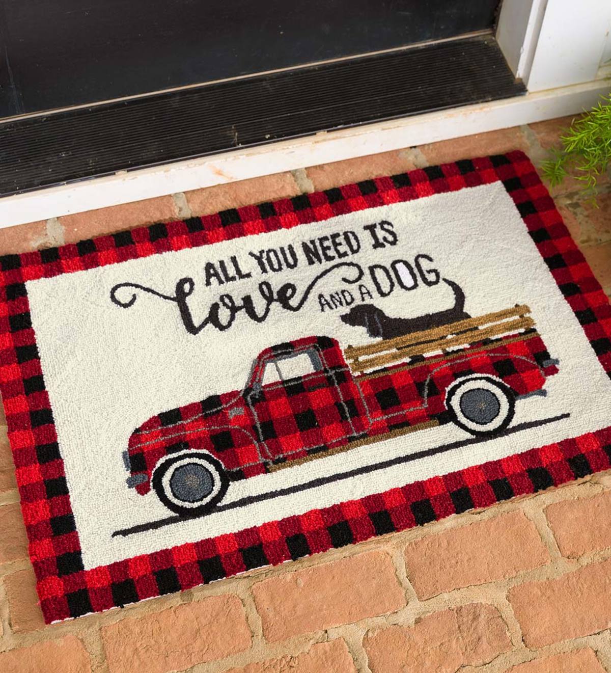 All You Need Is Love And A Dog CLM1610002D Non-slip Door mats