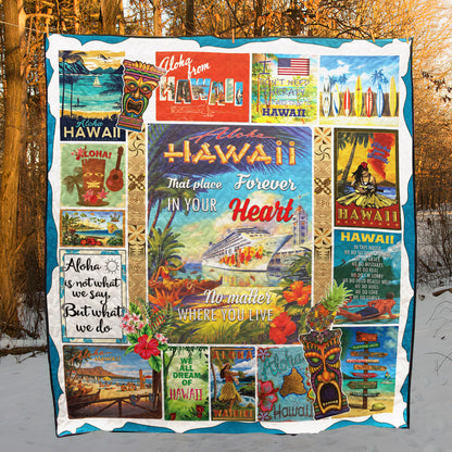 Hawaii CLM0611375 Quilt Blanket