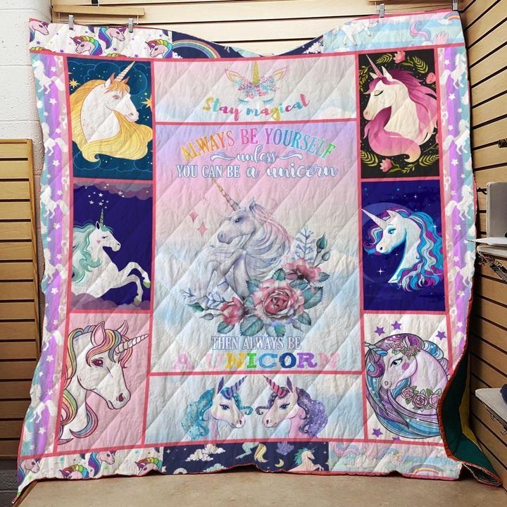 Always Be Unicorn CLA05120059Q Quilt Blanket