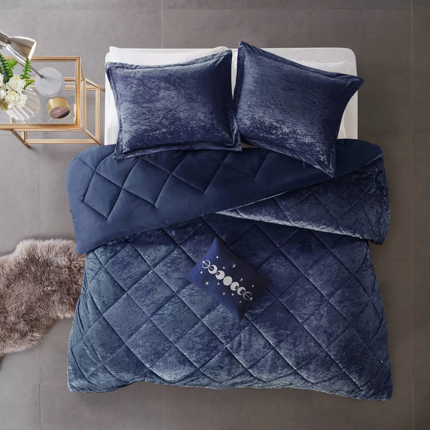 Alyssa Velvet CLA2110009B Bedding Sets