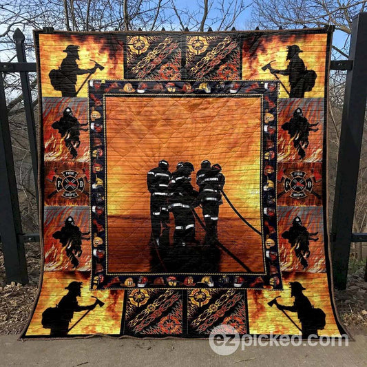 Amazing Firefighter Pk270501 Quilt Blanket