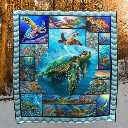 Amazing Turtles VB030601 Quilt Blanket