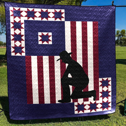 American Cowboy CLA2210008Q Quilt Blanket