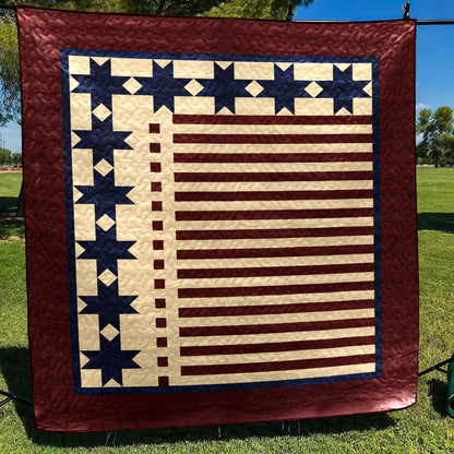 American Flag CLA1210004Q Quilt Blanket