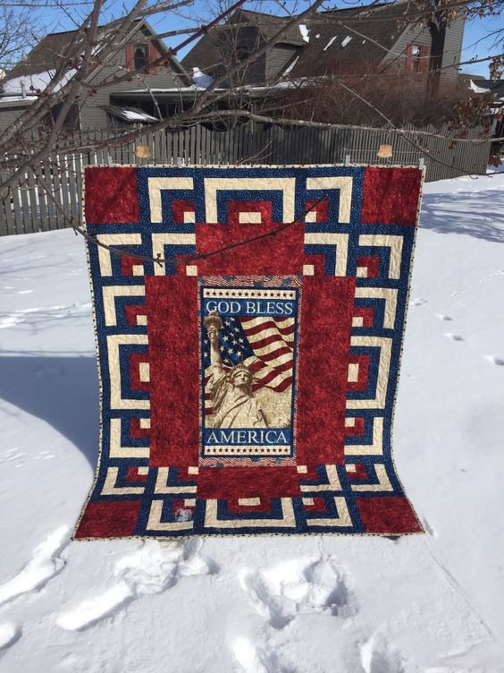 American Flag CLA170601 Quilt Blanket