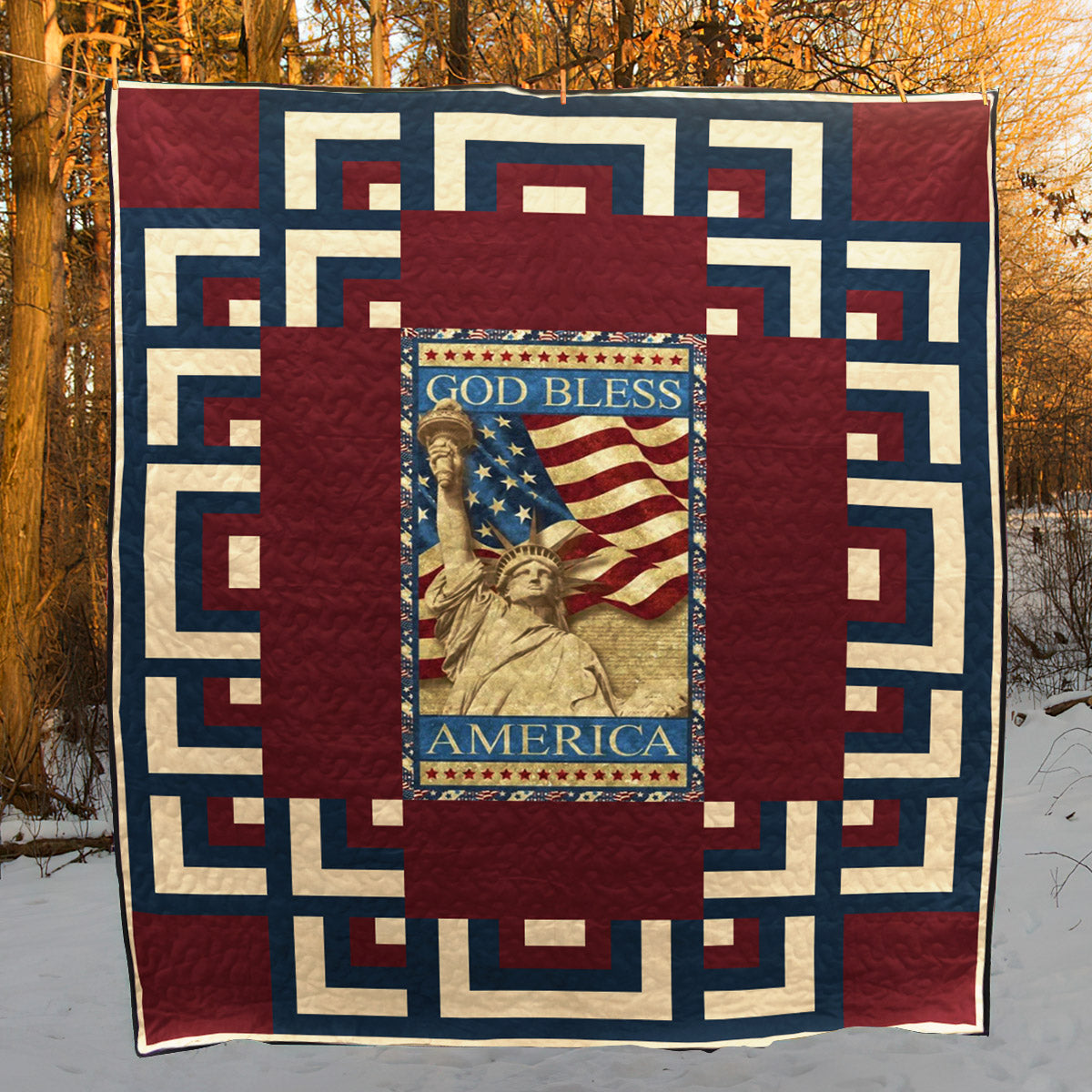 American Flag CLA170601 Quilt Blanket