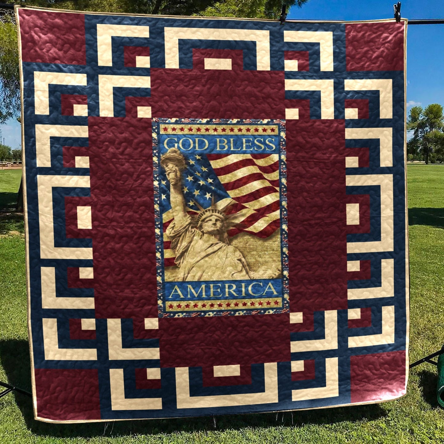 American Flag CLA170601 Quilt Blanket