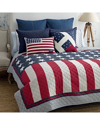 American Flag CLA3009004B Quilt Bedding Set