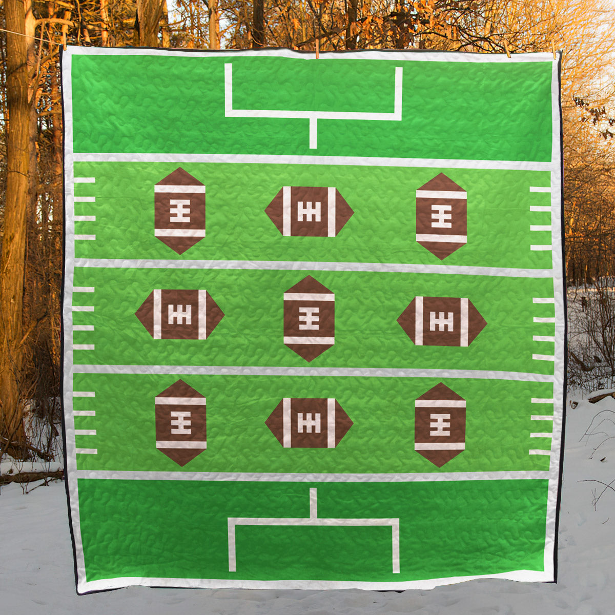 American Football CLA2810005Q Quilt Blanket