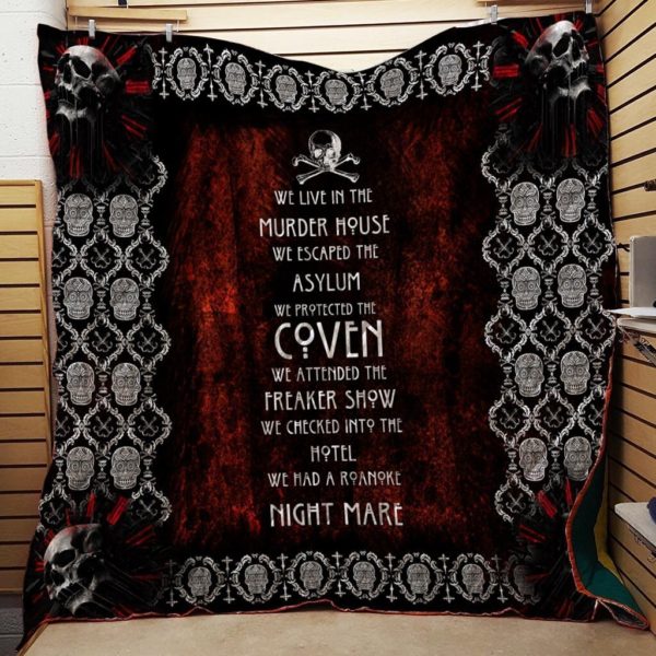 American Horror Story Quotes 3d CLH1611068Q Quilt Blanket