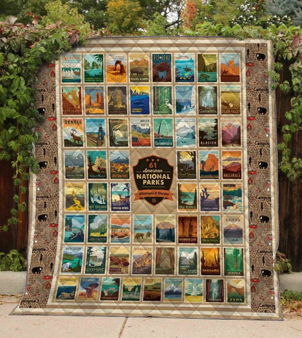 American National Parks CLM1312009Q Quilt Blanket