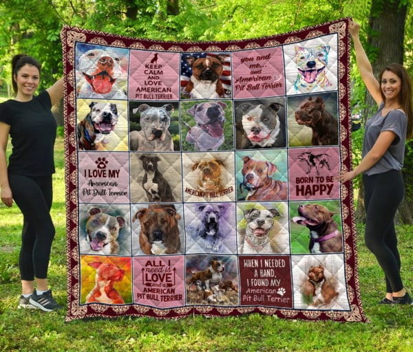 American Pitbull CLP2312005Q Quilt Blanket