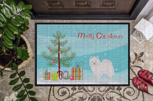 American Eskimo Christmas Tree CL22110028MDD Non-slip Door mats