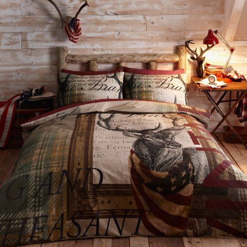 American Flag Deer CLA0510013B Bedding Sets