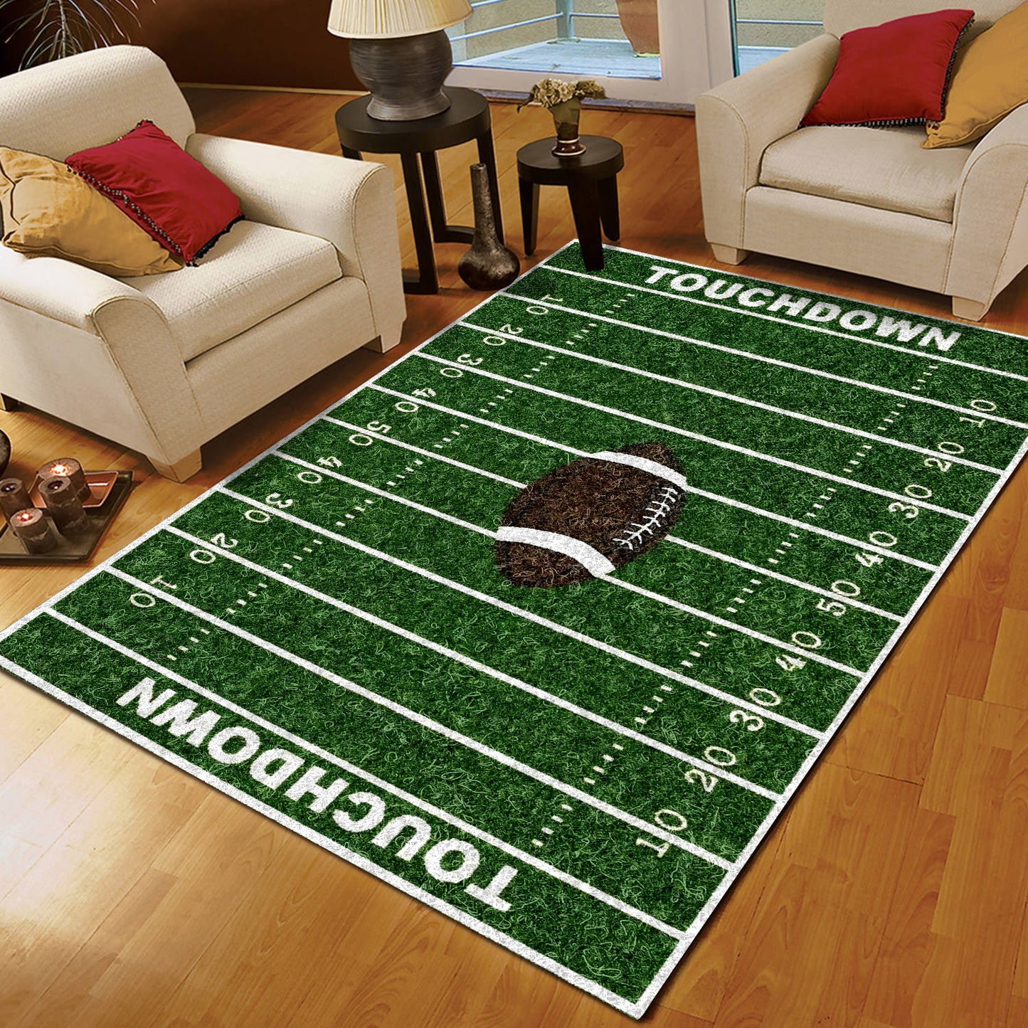 American Football Field QN150805M Rug