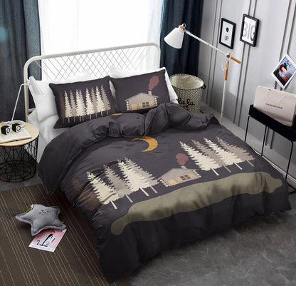 American Heritage Textiles Moonlit Cabin Rectangle CLA2609001B Bedding Sets