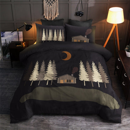 American Heritage Textiles Moonlit Cabin Rectangle CLA2609001B Bedding Sets