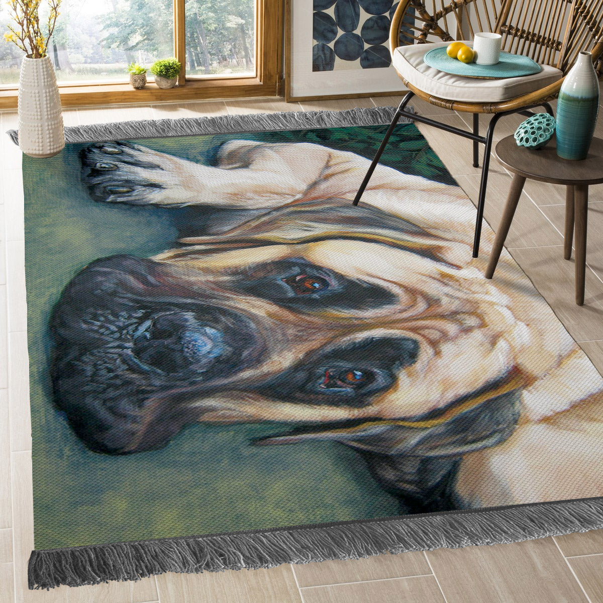 American Mastiff DD1909006O Decorative Floor-cloth