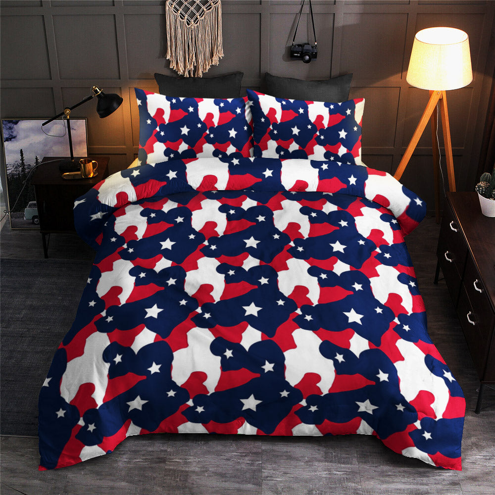 American flag Camo Print CLA19100691B Bedding Sets