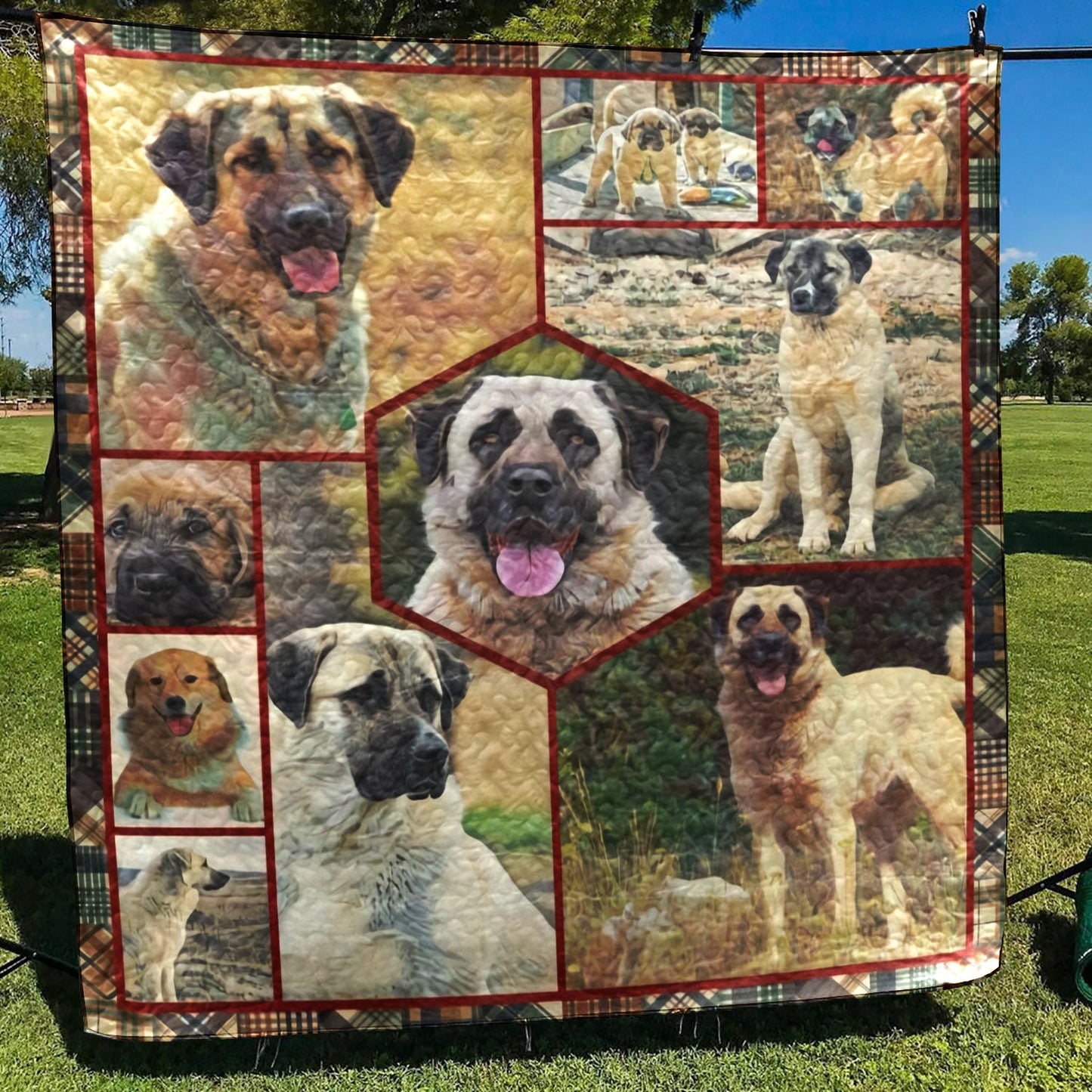 Anatolian Shepherd Strong CL09100021MDQ Quilt Blanket