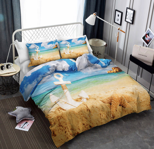 Anchor Starfish Beach CLA2809035B Bedding Sets